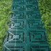 Плитка садовая "Малахит Мини" 285х570мм с замками зеленая